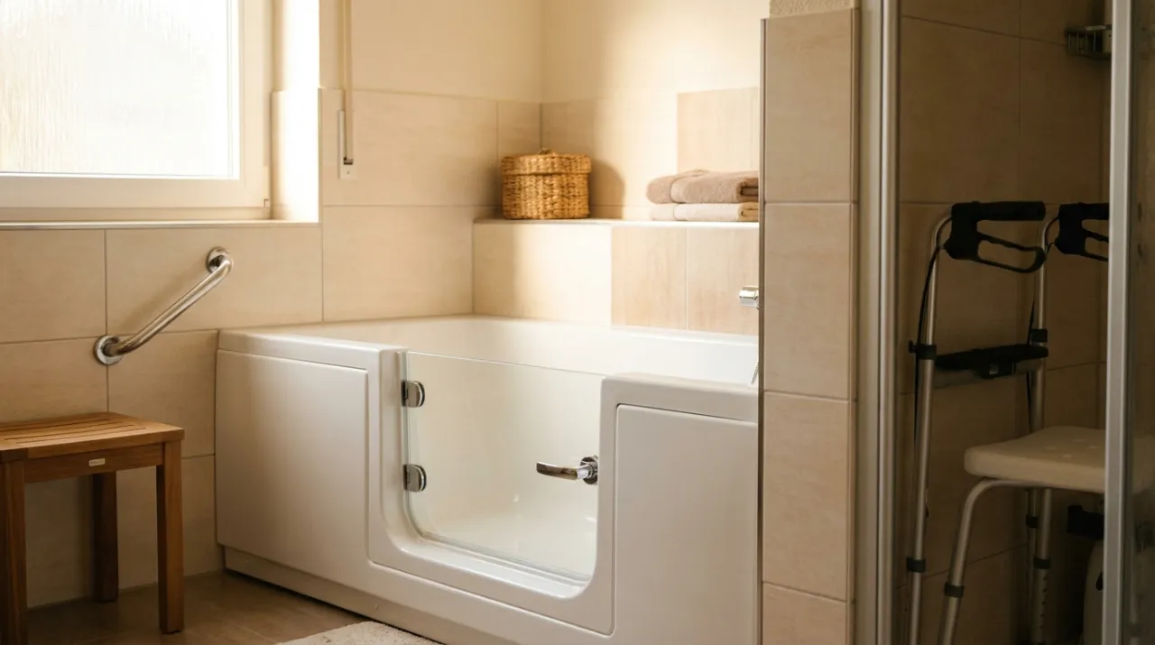 Badewanne mit Tür: Finanzierung über Pflegekasse und Hilfsmittelbeantragung